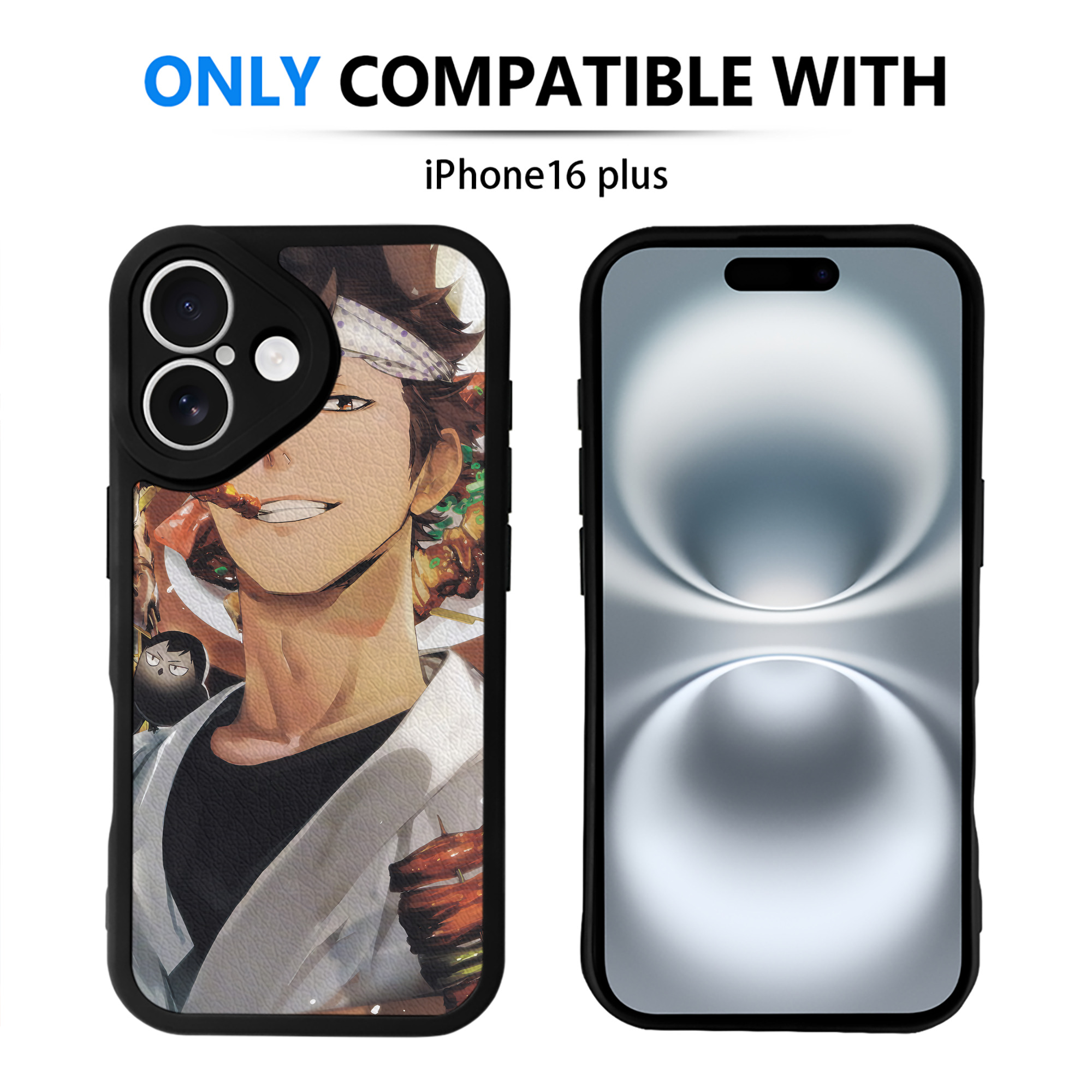 （画像用） ハイキュー!! Haikyu!! 【iPhone 16シリーズ対応】シリコンスマホケース（レザー調） 材質：シリコン
